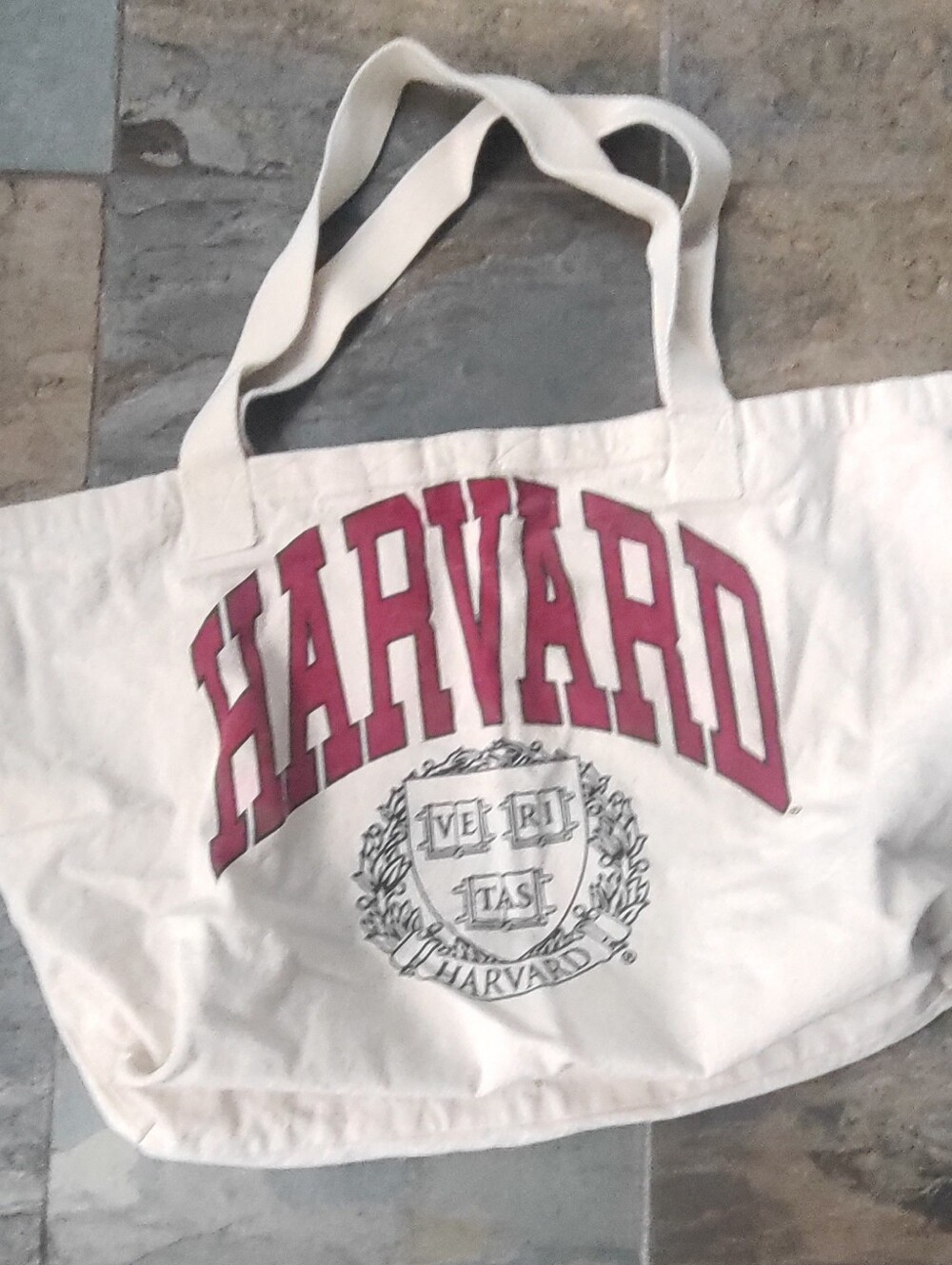 Harvard University Canvas Tote Bag Large Ivy League Book Tote